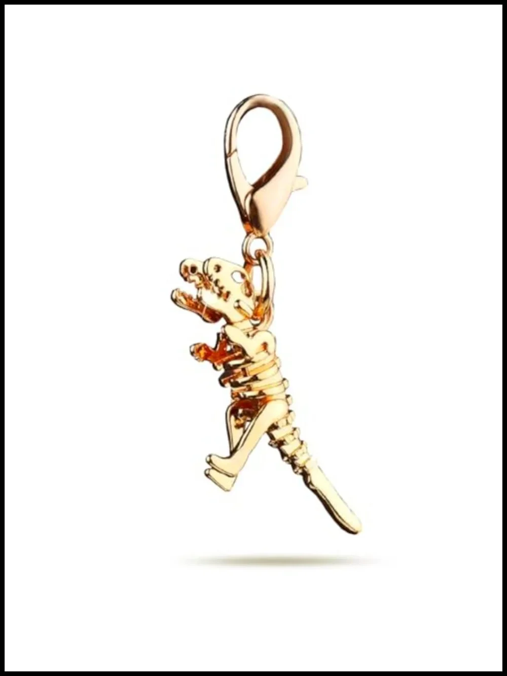 Gold Purse Chain Bag Charm with Double-Spring Clasp - Shoulder Strap Extender